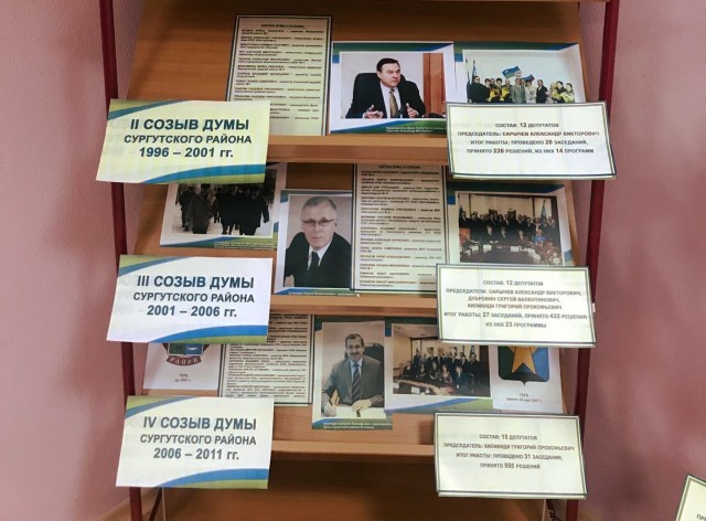 В Фёдоровском открылась передвижная выставка «Думе Сургутского района – 25 лет» В Фёдоровском открылась передвижная выставка «Думе Сургутского района – 25 лет»