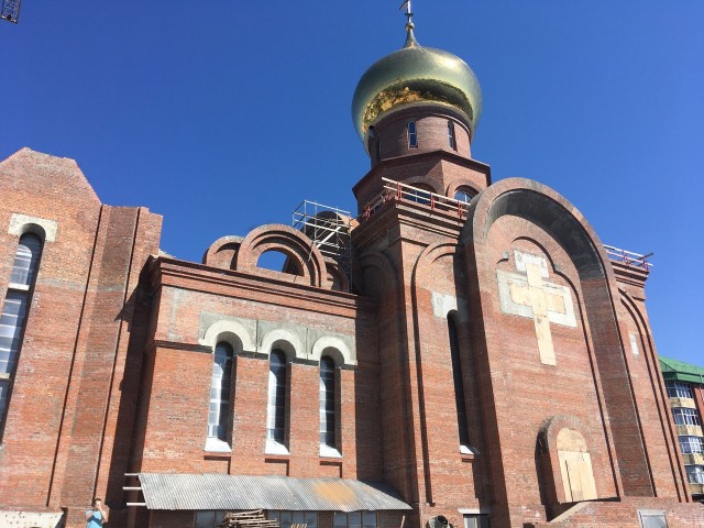 В храме в честь Казанской иконы Божией Матери установят купола В храме в честь Казанской иконы Божией Матери установят купола