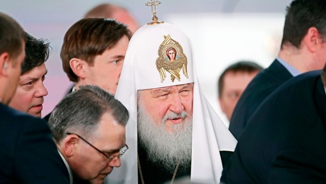 В Екатеринбурге на месте расстрела семьи Николая II побывал Патриарх Кирилл