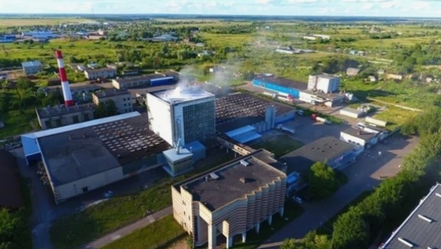 В Смоленской области вспыхнул пожар на молочном предприятии