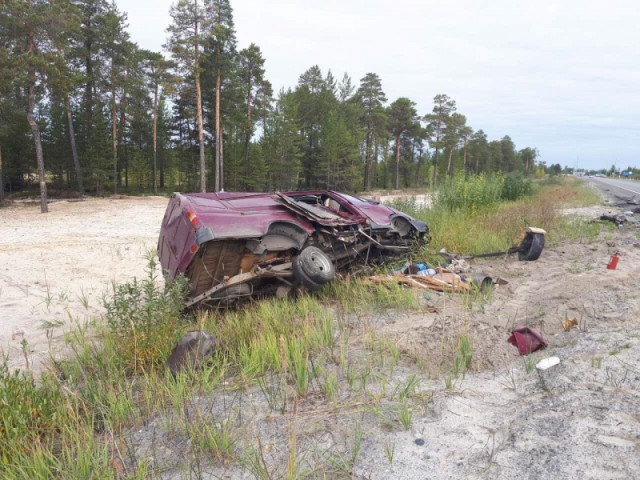В минувшую субботу в Сургутском районе произошли две дорожные аварии