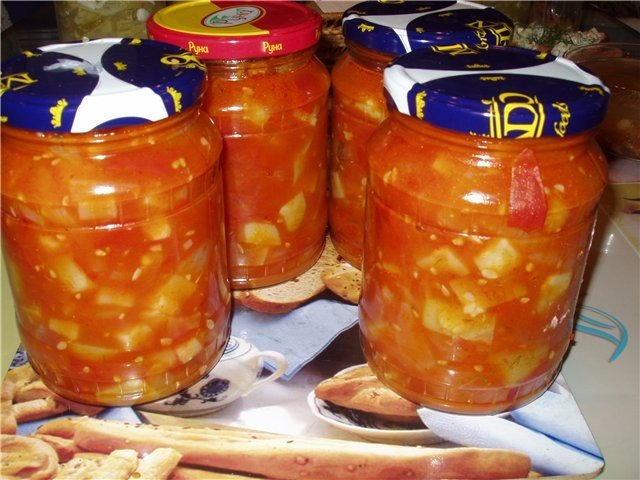 Салат из кабачков и перца Салат из кабачков и перца