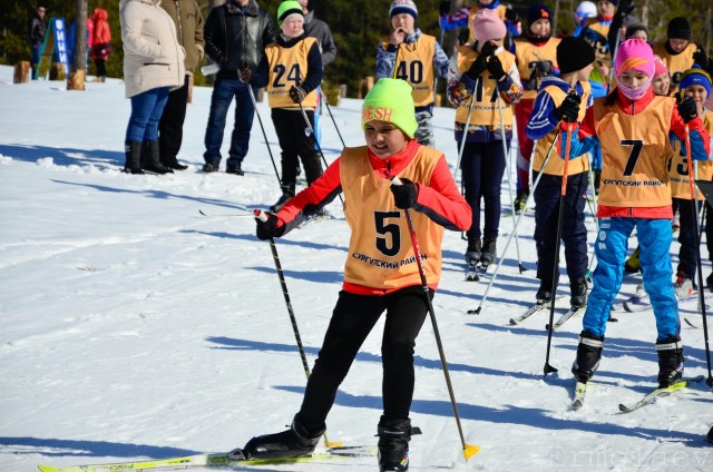 Лыжники Сургутского района завершили сезон в Первенстве на ляминской лыжне