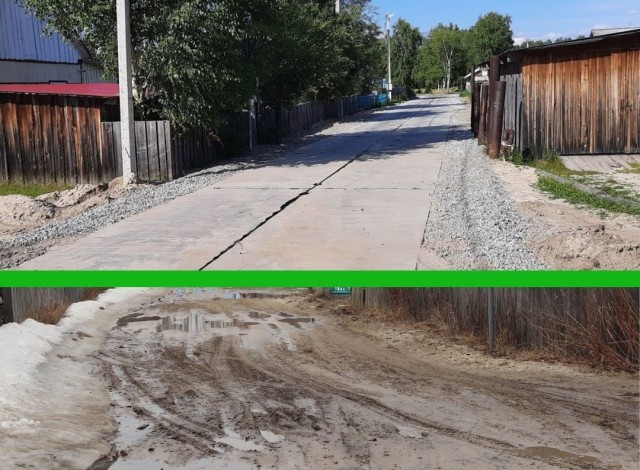 В​ селе Сытомино Сургутского района появилась ещё одна новая дорога