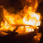​В Барсово горел автомобиль, причина устанавливается